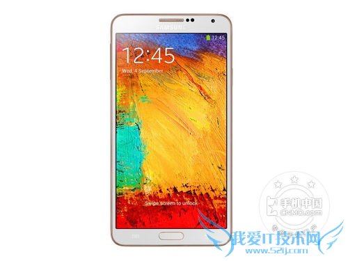 三星GALAXY Note 3 正面图