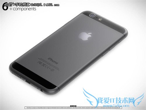 ▲目前网络根据泄露信息进行绘制的iPhone 6渲染图