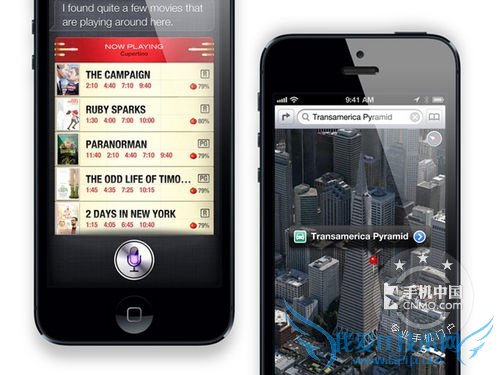 图为 苹果iPhone 5 正面