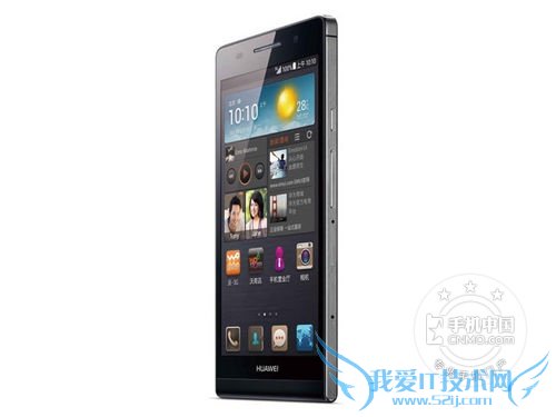 图为 华为P6 侧面