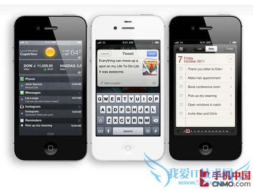图为 苹果iPhone 4s 正面