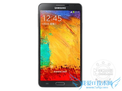 图为:三星 N9009 GALAXY Note 3 正面