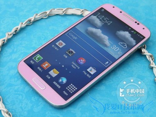 图为 三星 GALAXY S4 正面