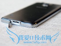 图为 三星GALAXY S5 细节和防水性能测试