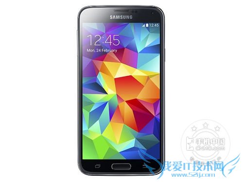 图为:三星GALAXY S5 正面图片