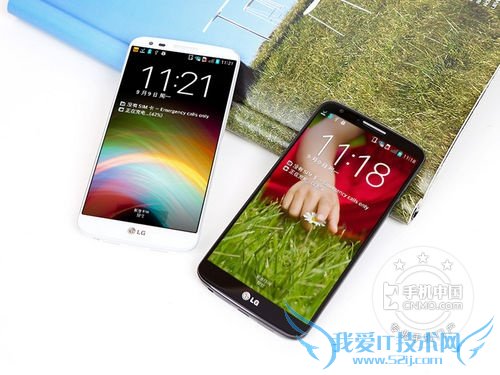 图为 LG G2 正面