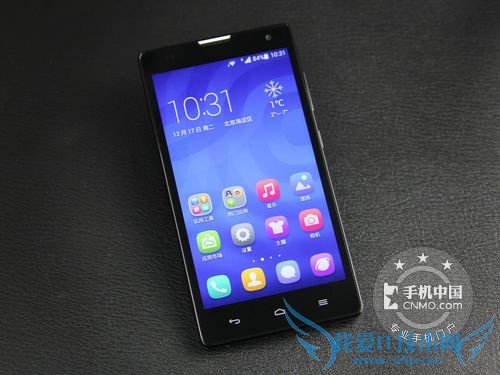 图为:华为荣耀3C正面图