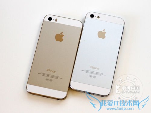 图为 苹果iPhone 5S 背面