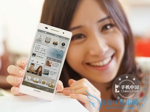 华为Ascend P6 正面图