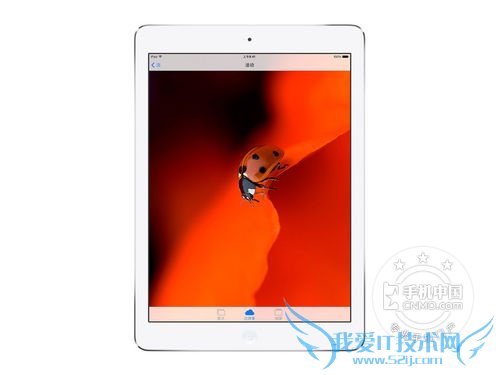图为:苹果iPad Air 正面