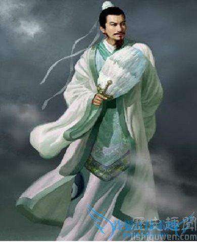 诸葛亮手持鹅毛扇的形象 诸葛亮手持鹅毛扇的形象