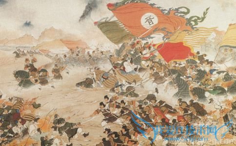 淝水之战的景象 淝水之战的景象