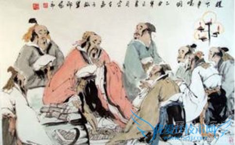 慎到讲学图 慎到讲学图