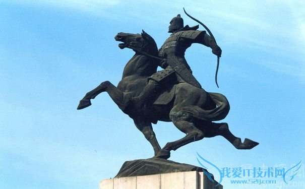 胡服骑射雕像 胡服骑射雕像