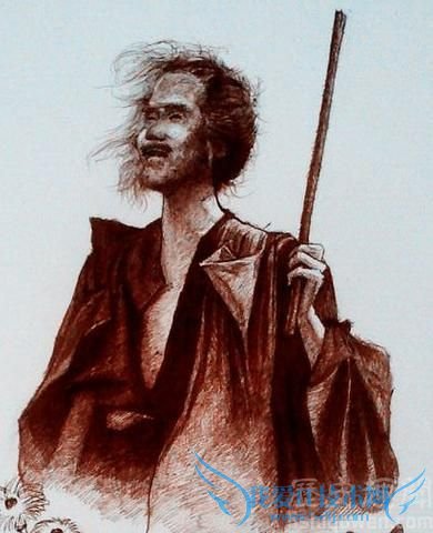 红楼梦跛足道人的画像 红楼梦跛足道人的画像