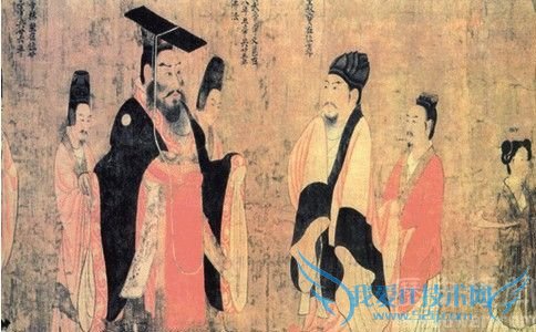 陈叔宝(左)画像 陈叔宝(左)画像