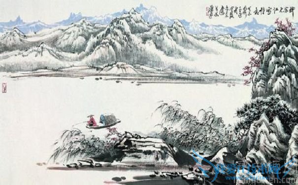 江山暮雪图 江山暮雪图