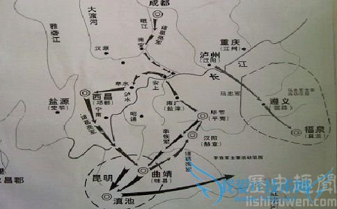 南征路线 南征路线