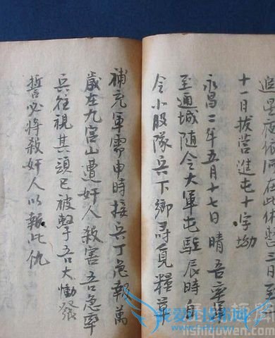 《李过日记》局部图片 《李过日记》局部图片