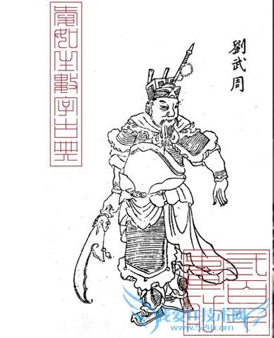 刘武周画像 刘武周画像