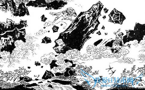 共工怒触不周山 共工怒触不周山