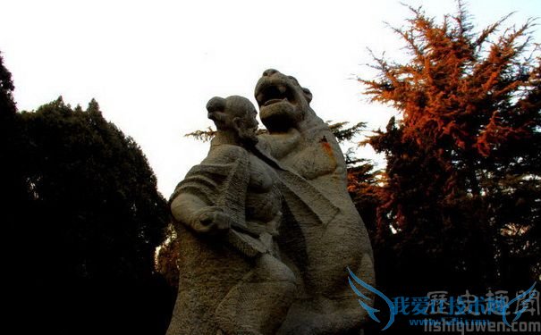 李逵打虎雕像 李逵打虎雕像