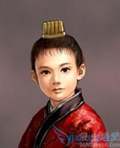 宋高宗的儿子赵旉画像