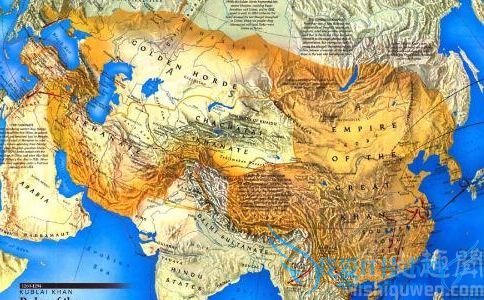 成吉思汗版图 成吉思汗版图