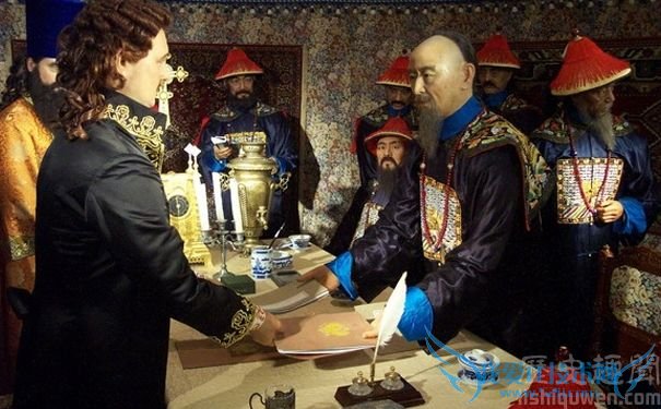 索额图签订尼布楚条约.jpg 索额图签订尼布楚条约.jpg