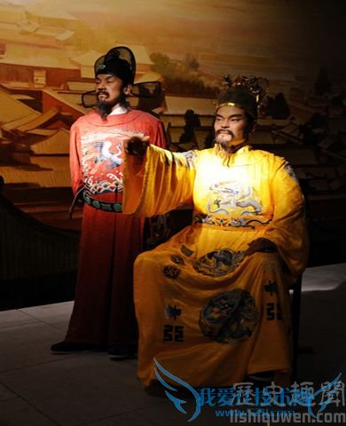 朱元璋与刘伯温的雕像 朱元璋与刘伯温的雕像