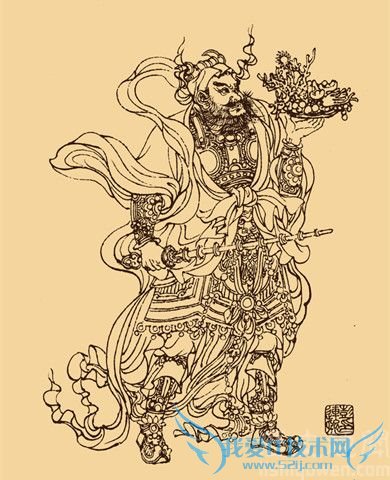 赵公明画像 赵公明画像