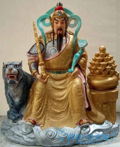 赵公明塑像 赵公明塑像