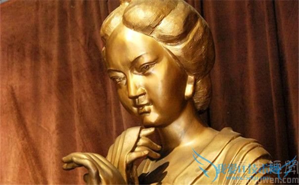 武则天的姐姐武顺的雕像 武则天的姐姐武顺的雕像