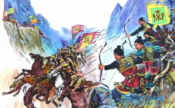 长平之战“赵括突围”图 长平之战“赵括突围”图