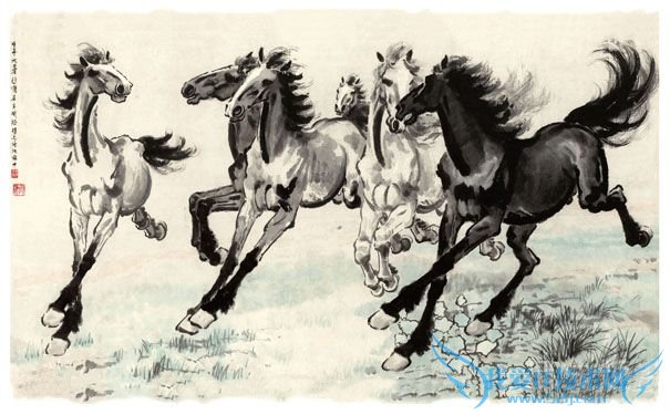 徐悲鸿八骏图原图 徐悲鸿八骏图原图