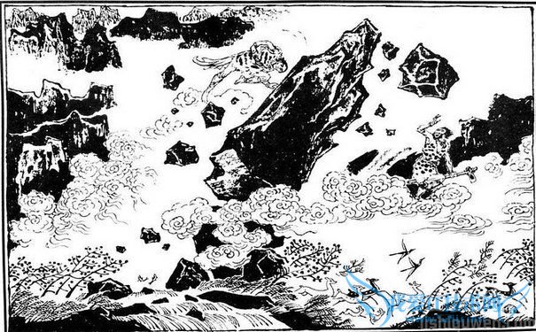 颛顼共工大战场景 颛顼共工大战场景