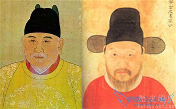 朱元璋与欧阳伦像 朱元璋与欧阳伦像