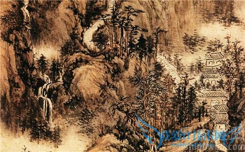 髡残是谁 髡残的书法 髡残的山水画作品欣赏 髡残是谁 髡残的书法 髡残的山水画作品欣赏