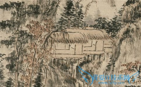 髡残是谁 髡残的书法 髡残的山水画作品欣赏 髡残是谁 髡残的书法 髡残的山水画作品欣赏