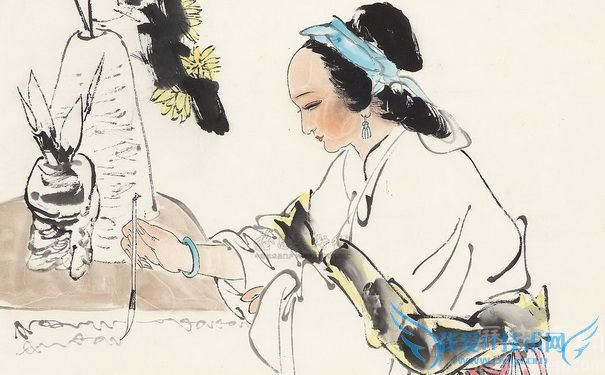 卫夫人书法图 卫夫人书法图