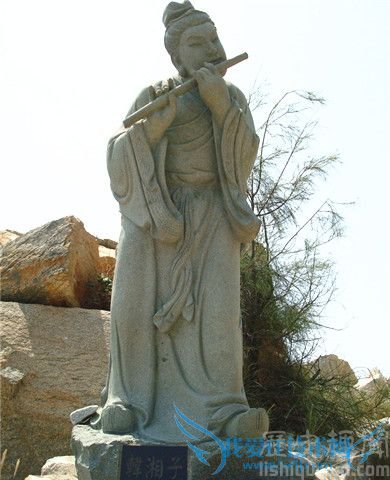 韩湘子雕像 韩湘子雕像