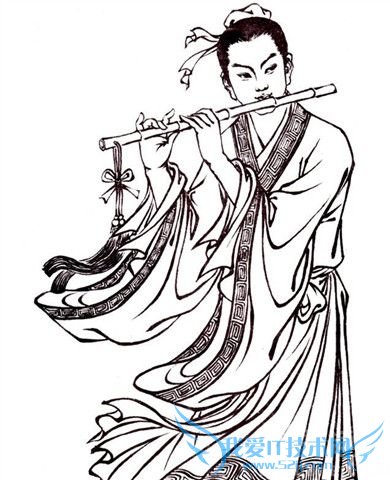 韩湘子画像 韩湘子画像