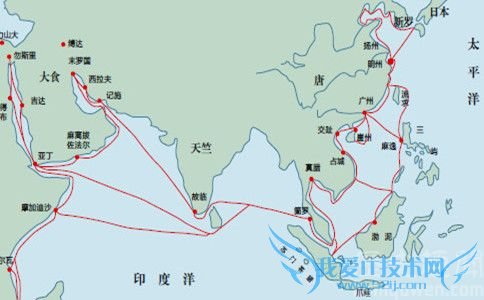 海上丝绸之路路线 海上丝绸之路途经的国家 海上丝绸之路路线 海上丝绸之路途经的国家