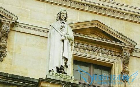 数学家笛卡尔雕像 数学家笛卡尔雕像