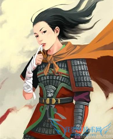 花木兰的漫画形象 花木兰的漫画形象