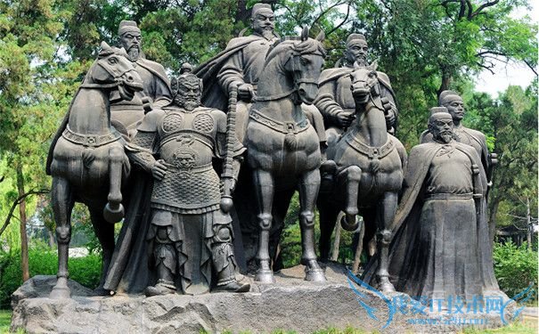 太原李渊起兵雕像 太原李渊起兵雕像