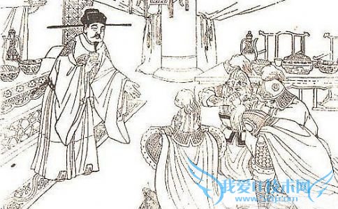 跪拜司马睿图 跪拜司马睿图