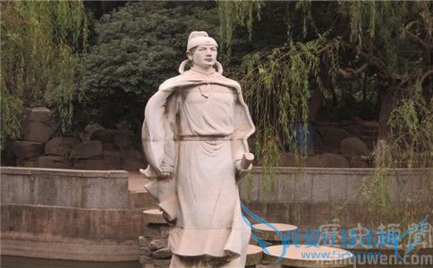 王勃石像 王勃石像