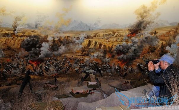 百团大战油画 百团大战油画