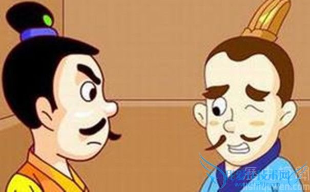 韩安国漫画形象(左) 韩安国漫画形象(左)